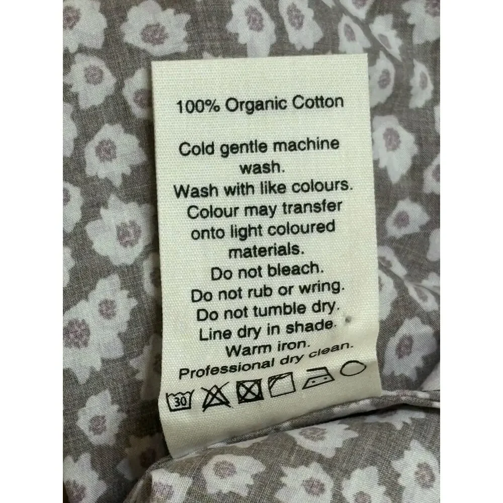 Matteau NWT Shirred Floral-Print Organic Cotton-Poplin Maxi Dress 10 AU 6 US - Picture 7 of 9